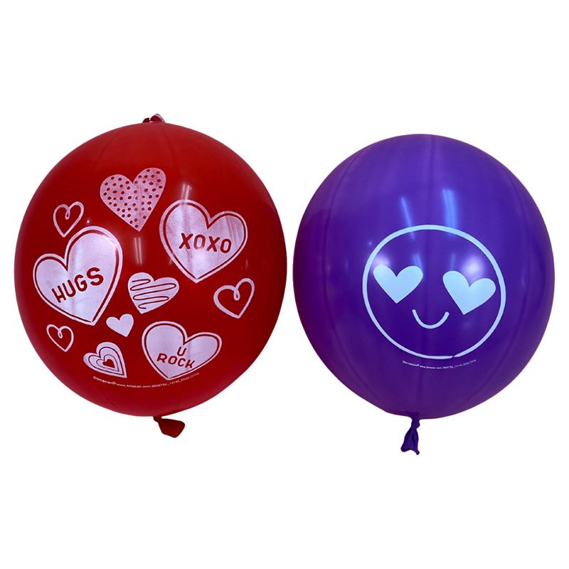 Party Centre - Valentines Day Punch Balloon Pack