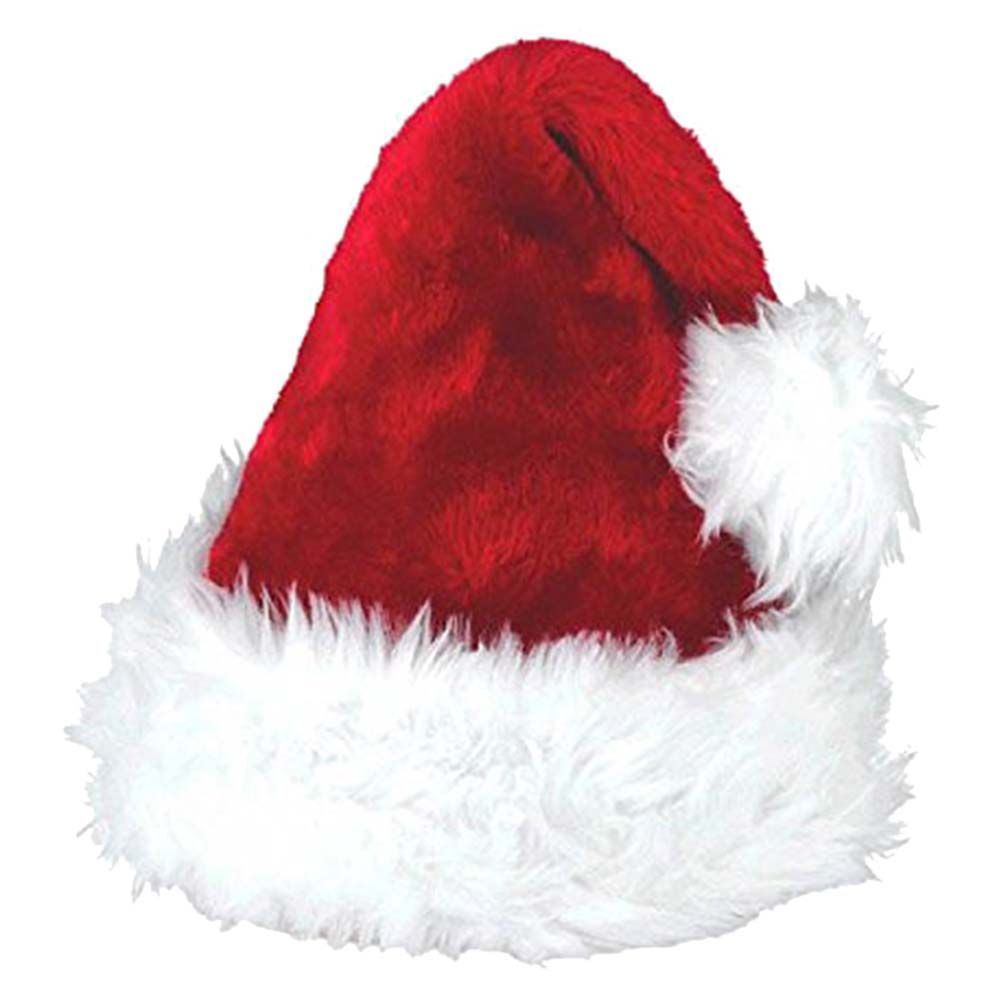 Party Centre - Deluxe Santa Hat - Red & White