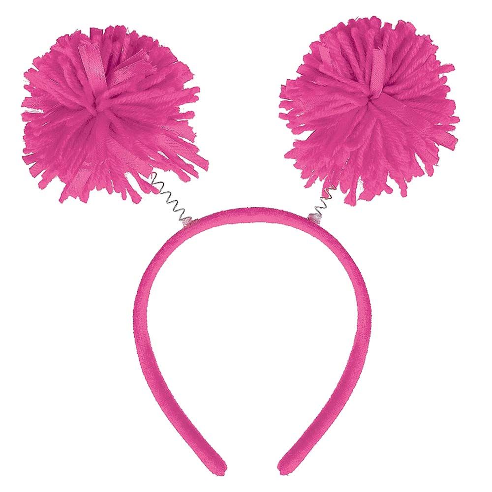 Pom Pom Head Bopper - Pink