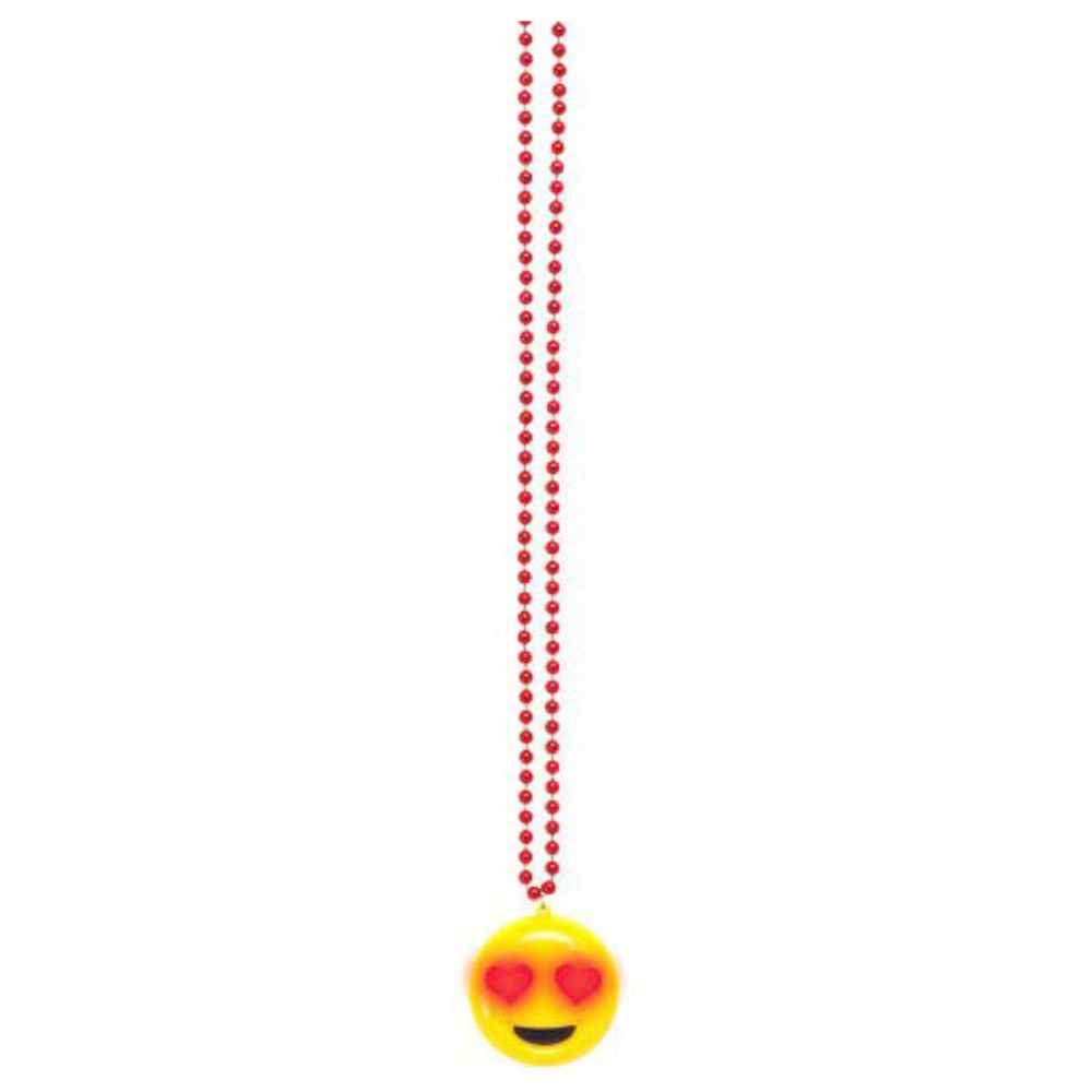 Valentine Emoji Light Up Necklace