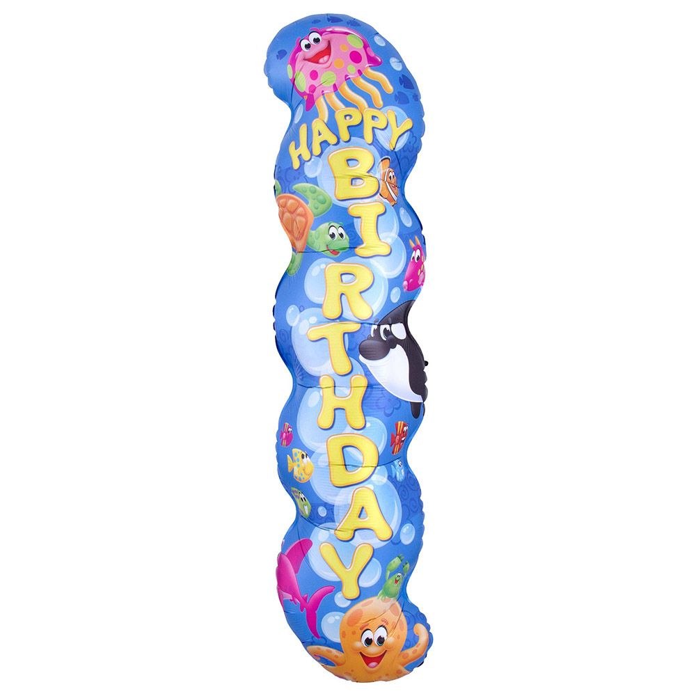 Party Centre - Sea Buddies Birthday SuperShape Balloon