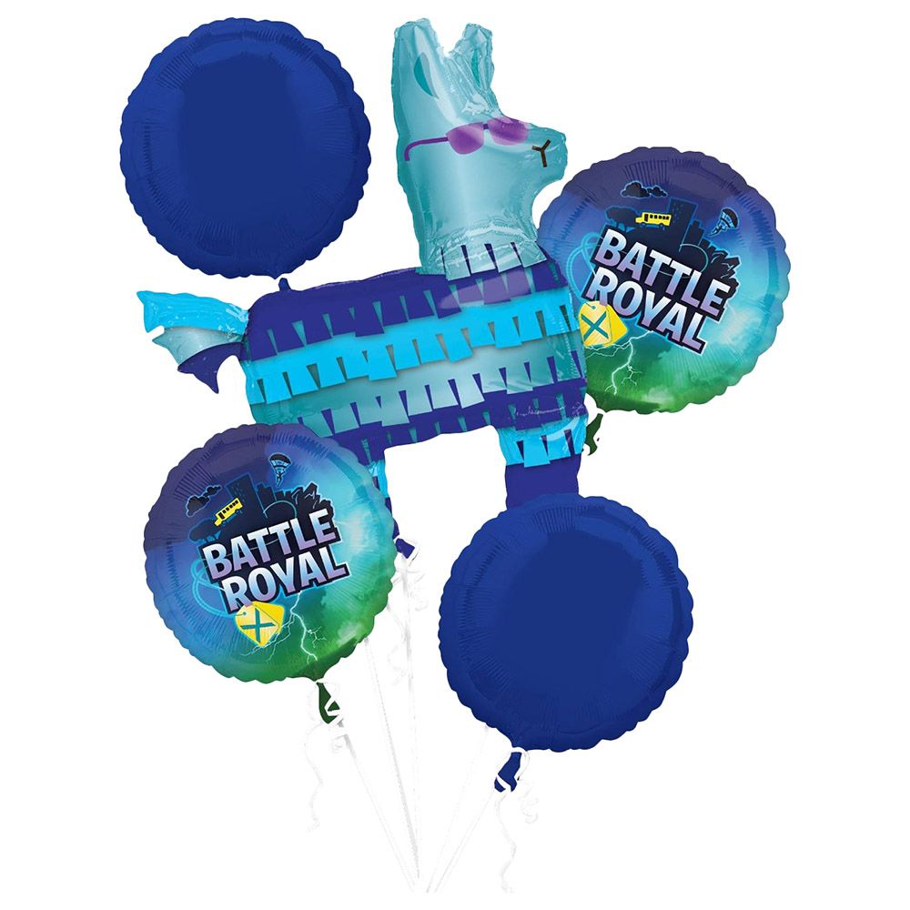 Party Centre - Battle Royal Balloon Bouquet 5pcs