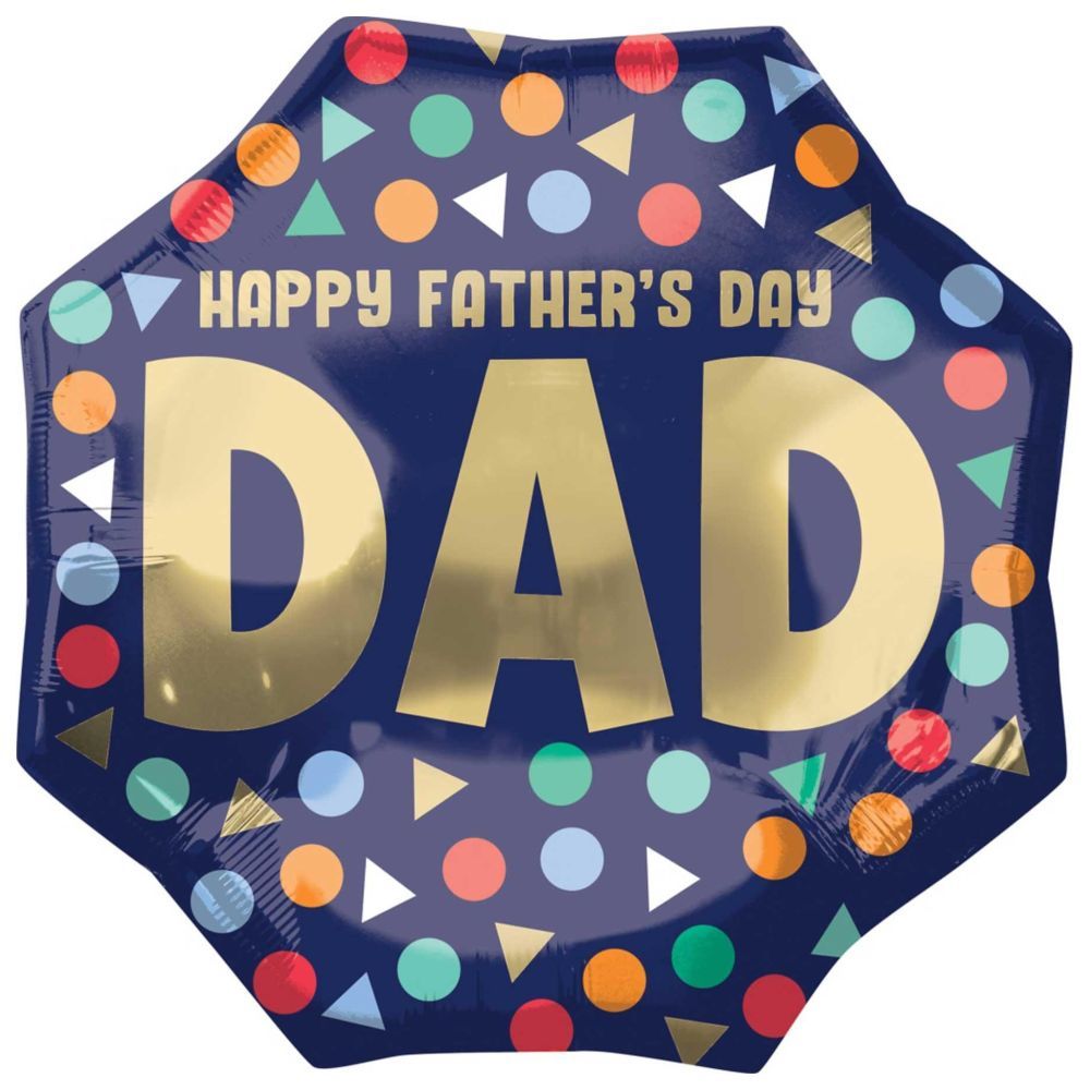 Party Centre - Happy Father's Day Dad Super Shape Balloon 55cCm