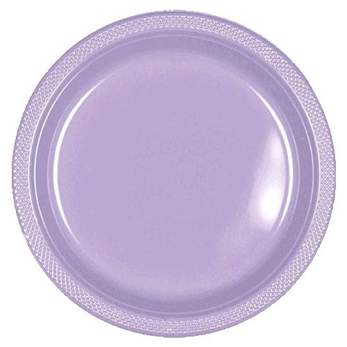 Amscan - Plastic Plates 10.25" 20pcs - Lavender