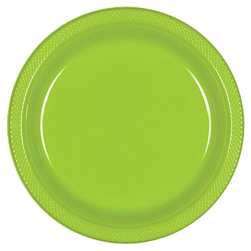 Amscan - Plastic Plates 10.25" 20pcs - Kiwi