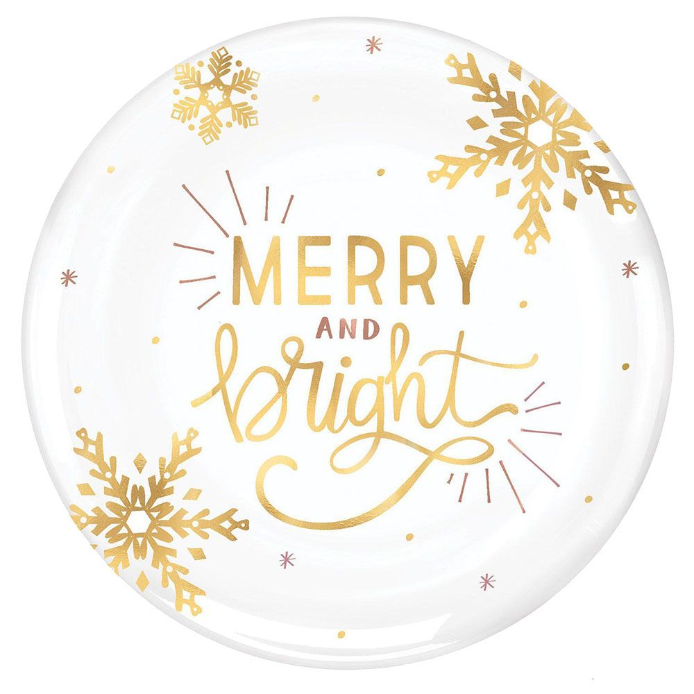 Amscan - Merry Bright Round Platter