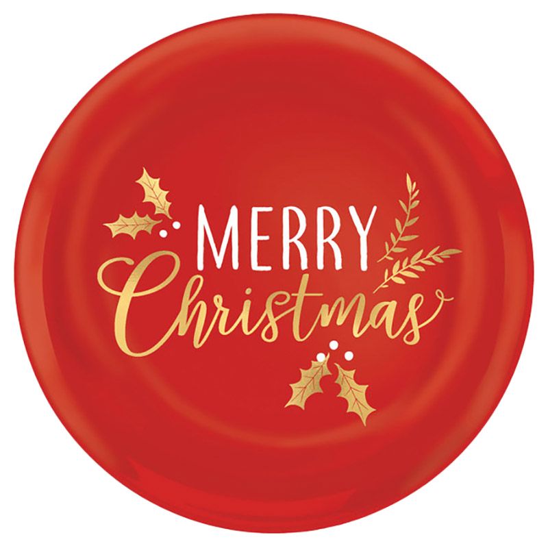 Merry Christmas Hot Stamped Platters