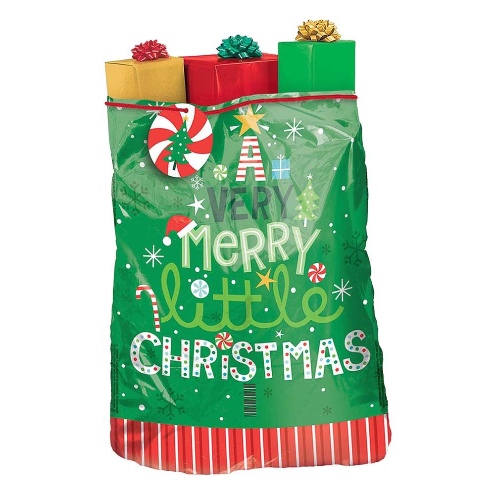 Amscan - Very Merry Plastic Super Giant Gift Sack