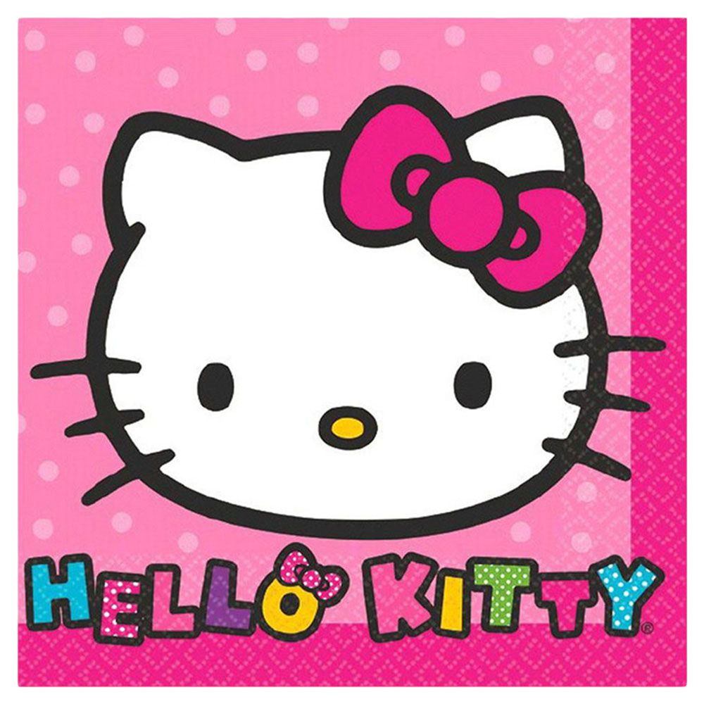 Hello Kitty Rainbow Beverage Tissues (16pcs)