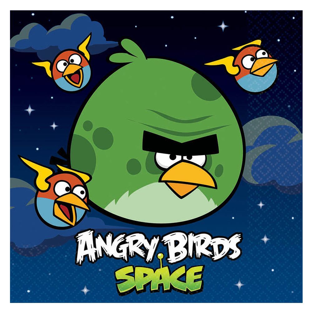 Amscan - Angry Birds Space Lunch Tissues 16pcs