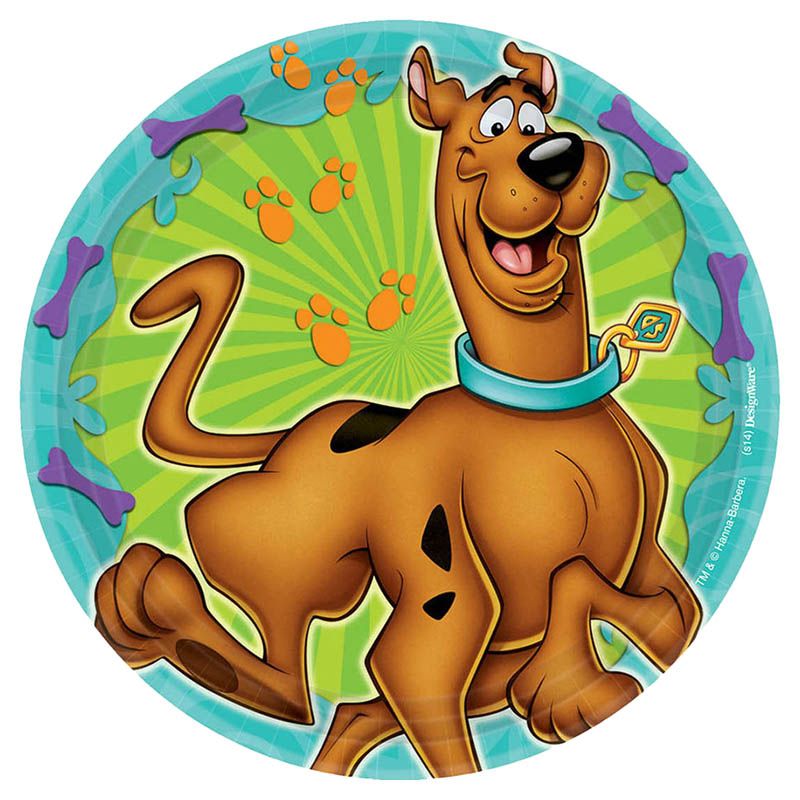 Scooby-Doo Plates 7" 8pcs