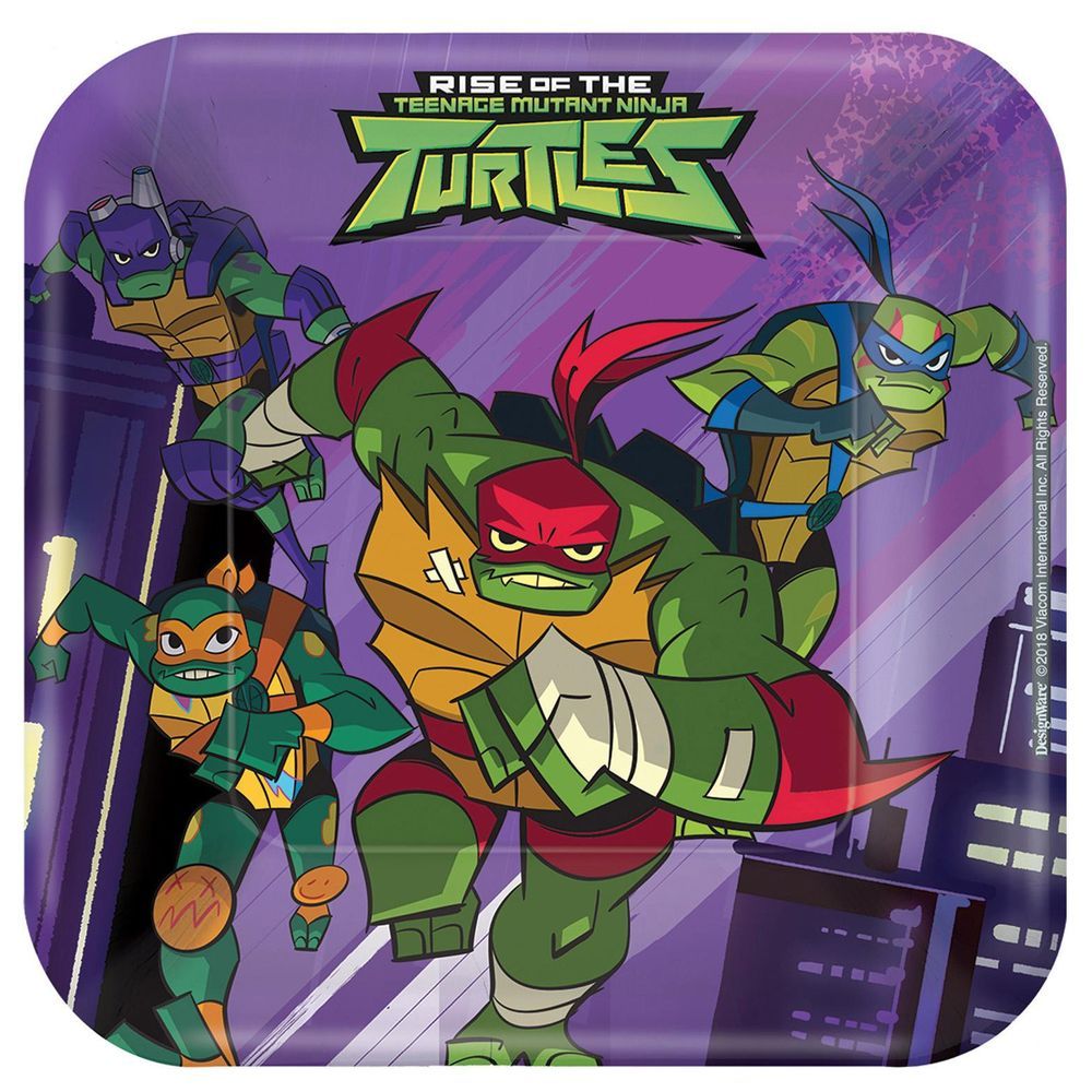 Teenage Mutant Ninja Paper Plates 7" 8pcs