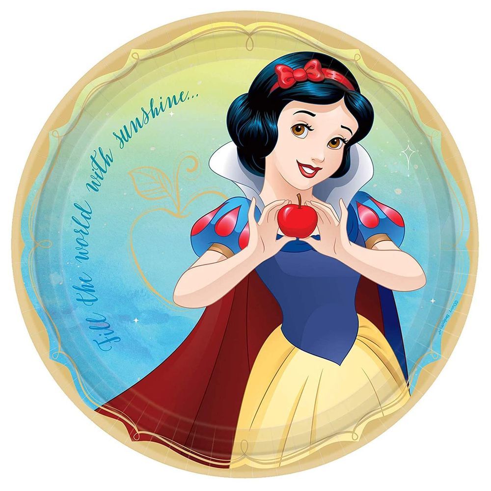 Disney Snow White Paper Plates 9" 8pcs