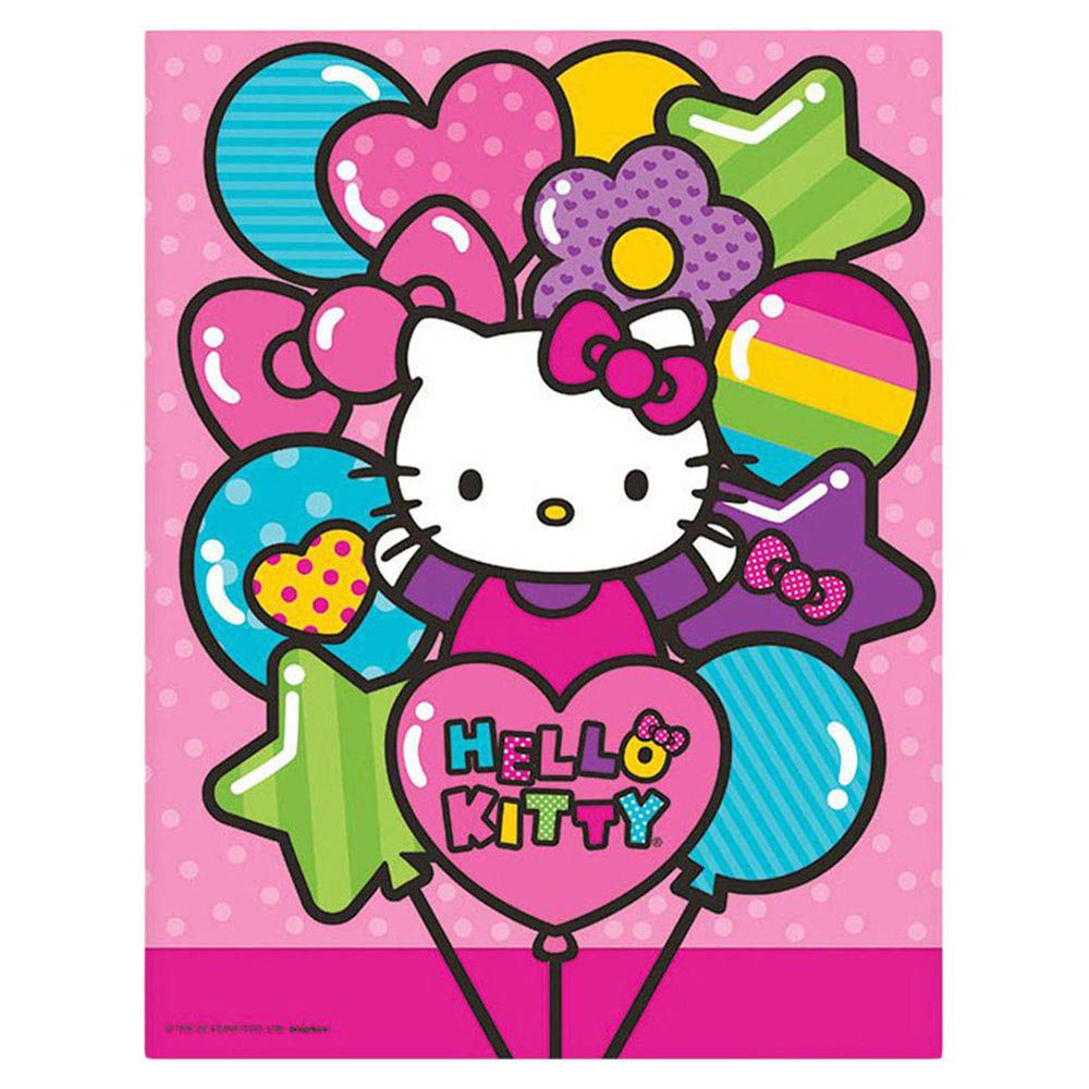 Hello Kitty Rainbow Plastic Table Cover