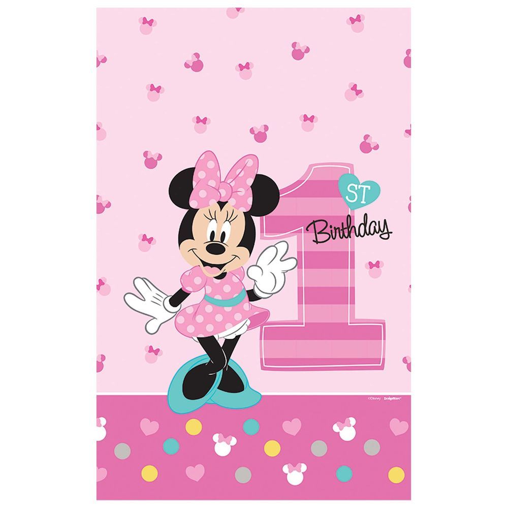 Minnie's Fun To Be One Plastic Tablecover