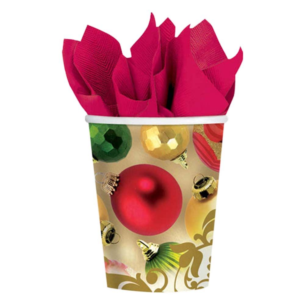 Merry Moments Cups 9oz Pack of 8