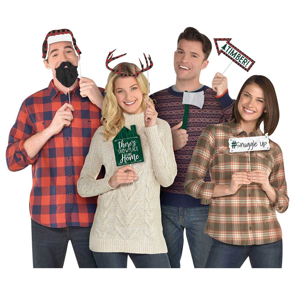 Cozy Christmas Photo Props With Scene Setter