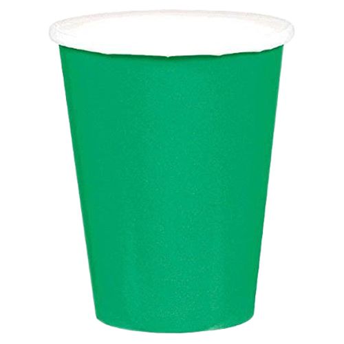 Amscan - Party Paper Cups 20pcs - Festive Green