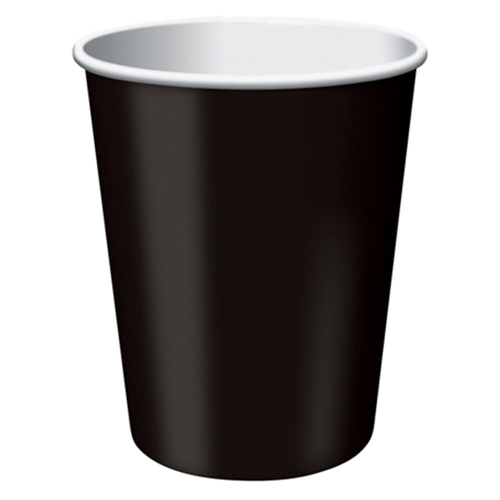 Amscan - Party Paper Cups 20pcs - Jet Black