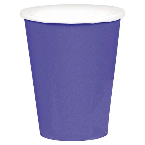 Amscan - Party Paper Cups 9oz 20pcs - Purple