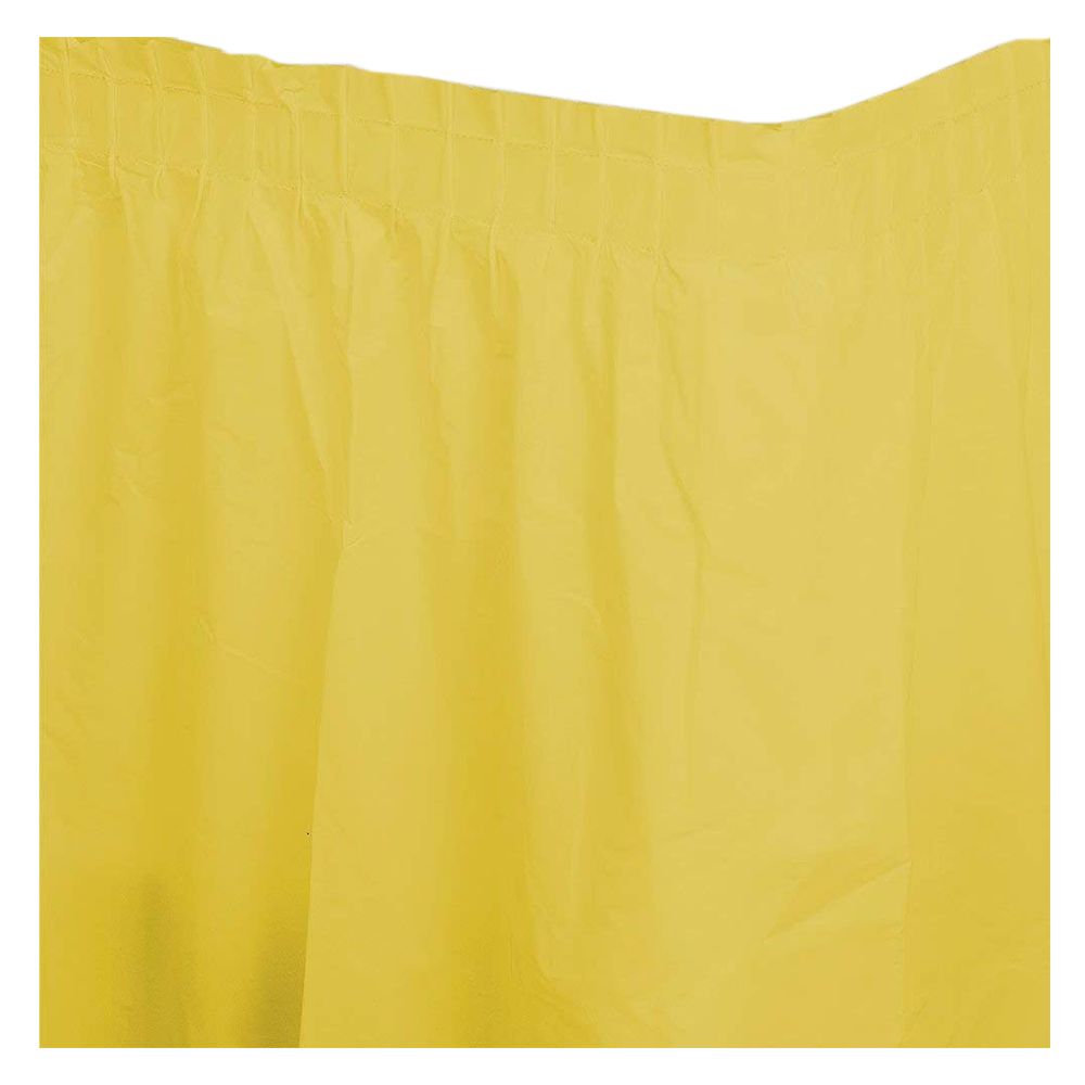 Amscan - Plastic Table Skirt - Yellow Sunshine