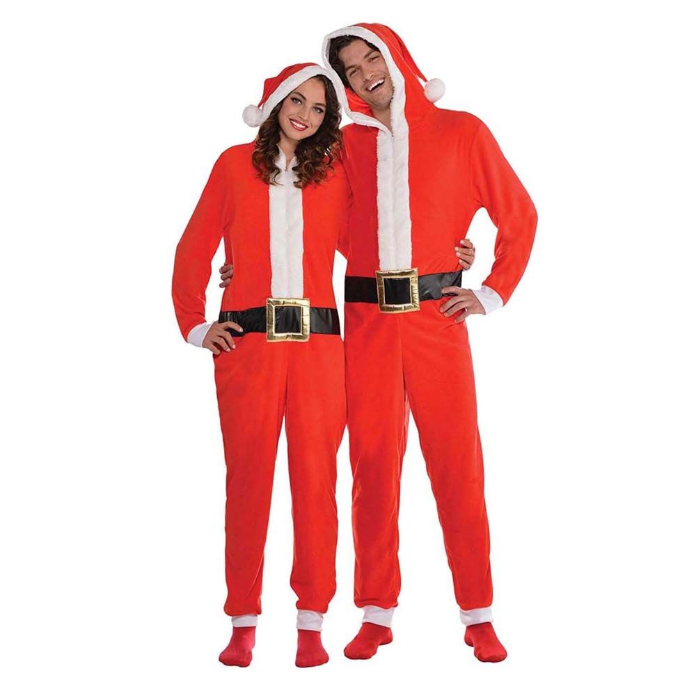 Costumes USA - Adult Santa Claus Zipster Costume - Red