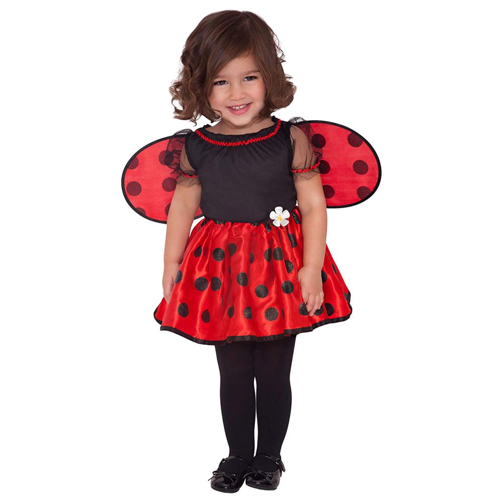 Party Centre - Toddler Little Ladybug Insect Costume