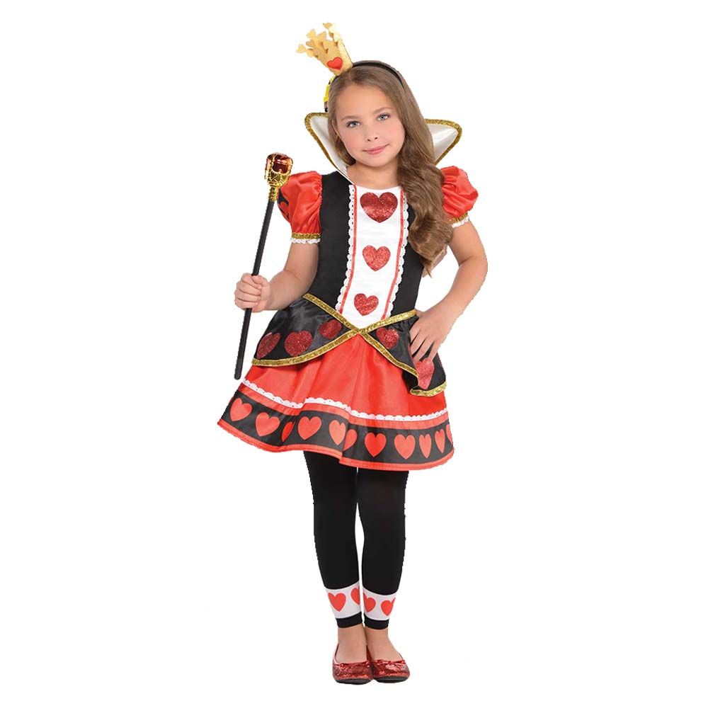 Party Centre - Queen Of Hearts Child Costume