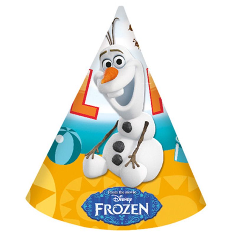 Disney Olaf Summer Party Hats, 6pcs