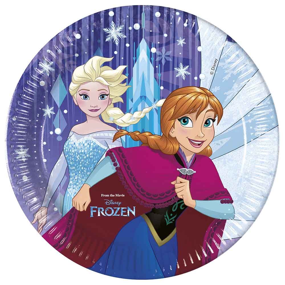 Disney Frozen Snowflakes Plates 9", 8pcs