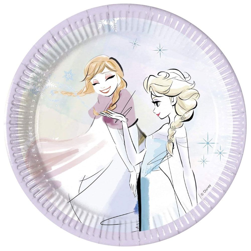 Disney Frozen Sparkle Paper Plates 17.8cm, 8pcs