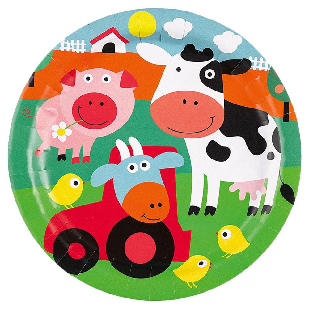 Farm Fun Plates 9" (8pcs)