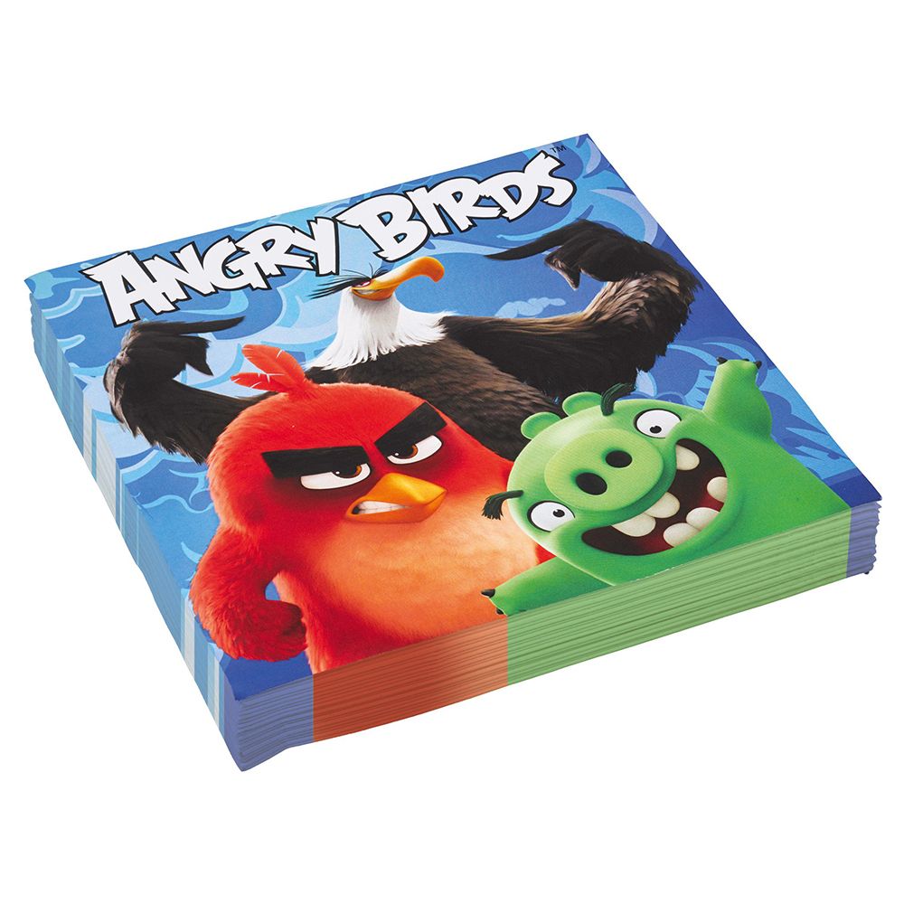 Amscan - Angry Birds Movie Lunch Tissues 20pcs