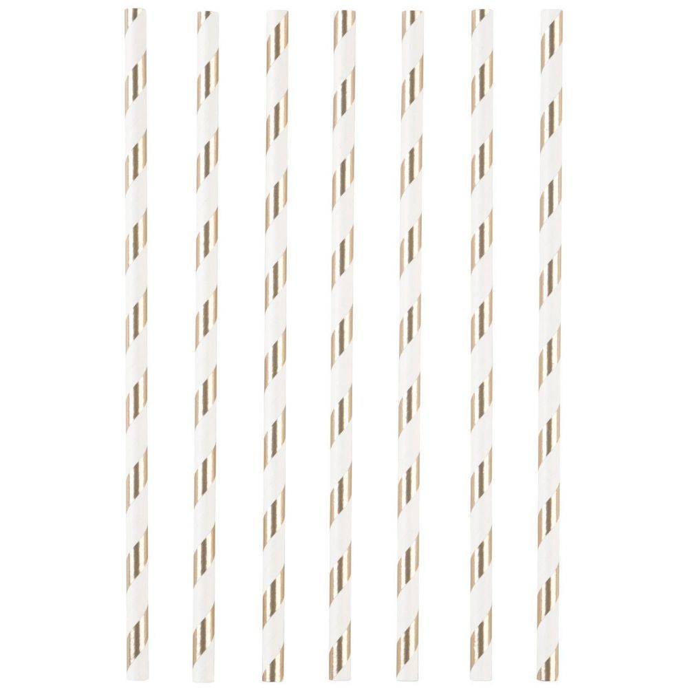 Everyday Love Paper Drinking Straws 12pc-Set