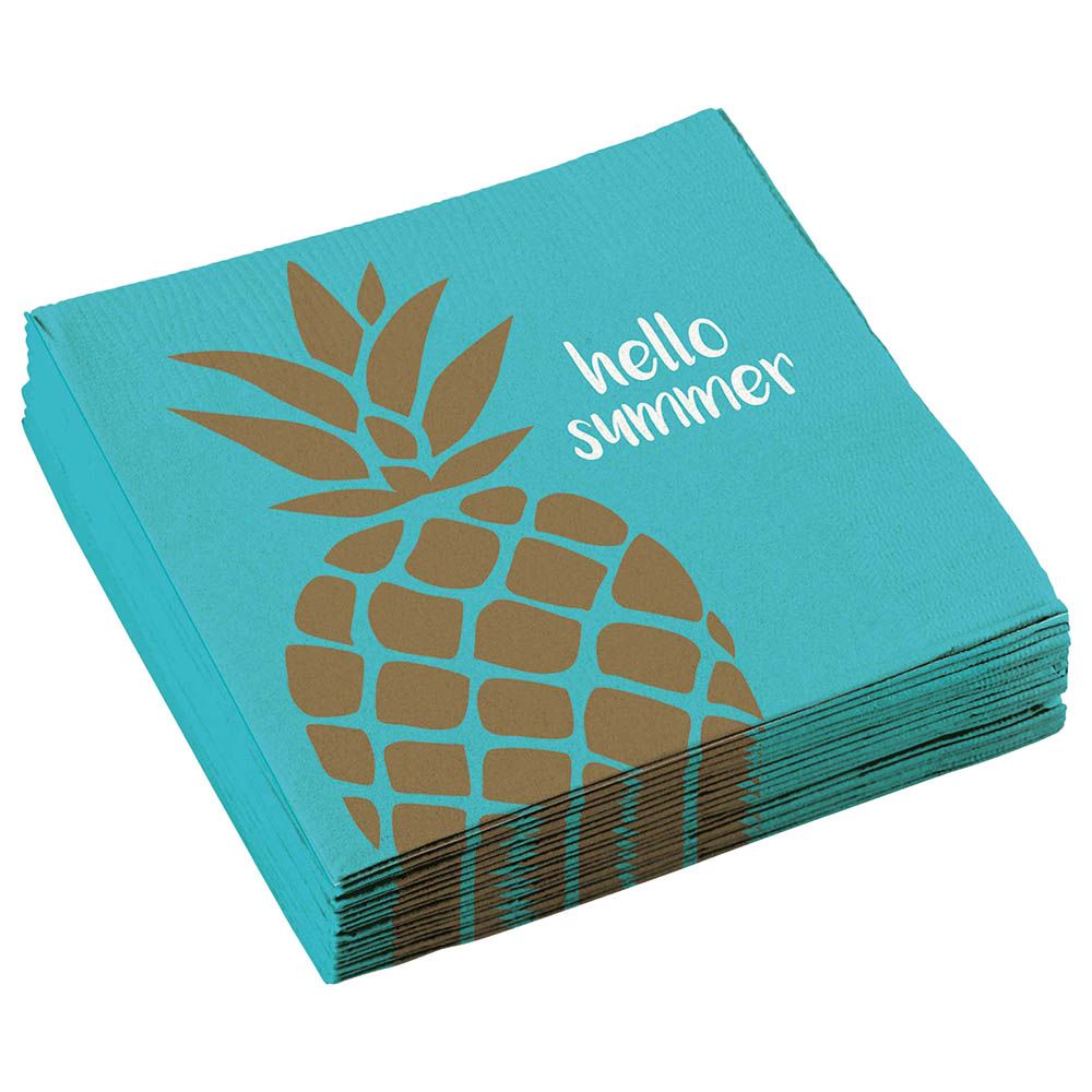 Pineapple Vibes Lunch Tissues - Blue