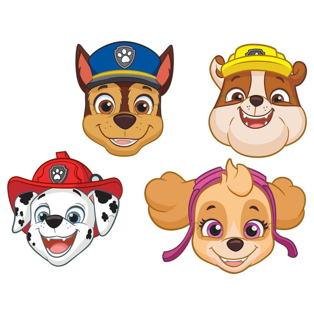 Paw Patrol Paper Mask 8pcs