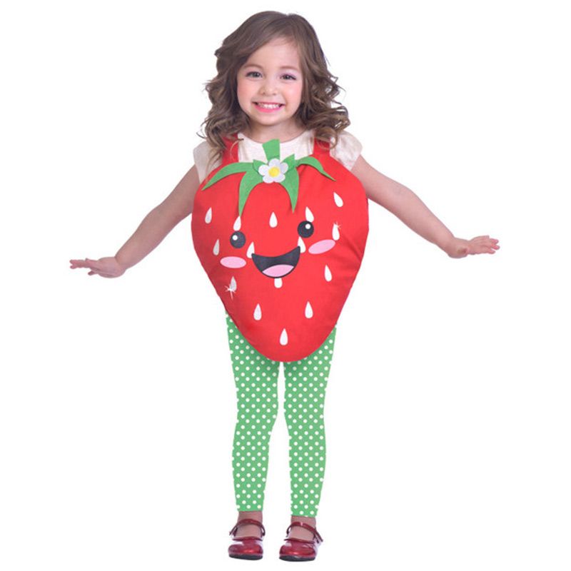 Party Centre - Child Strawberry Sweetie Girls Costume