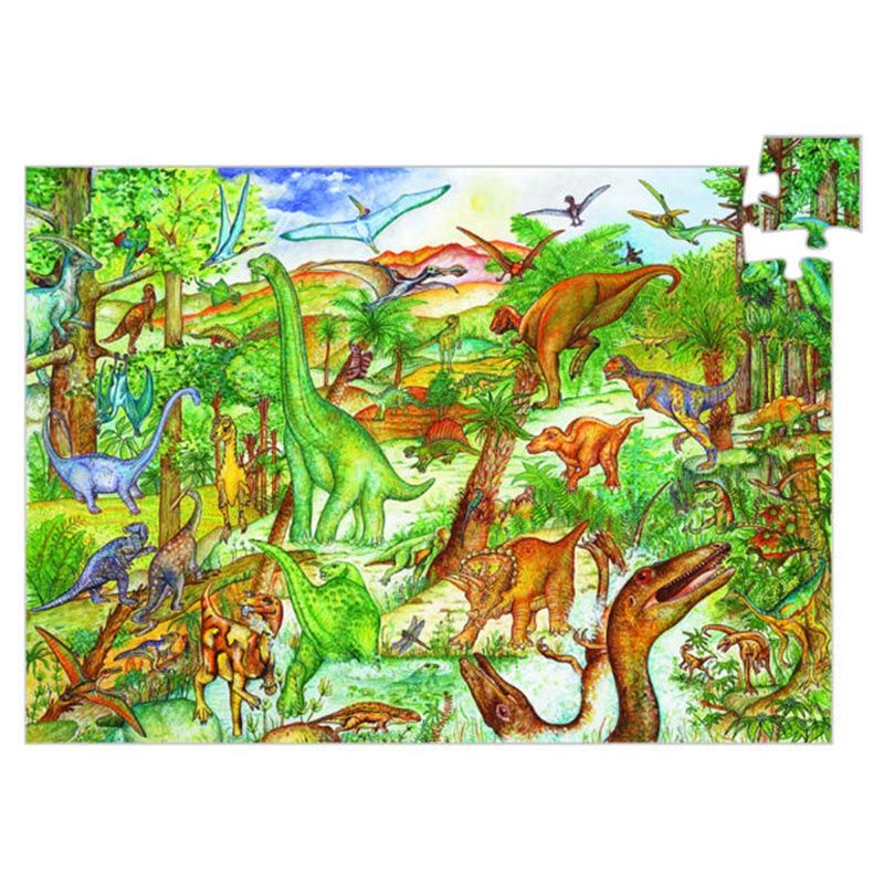 Djeco - Dinosaurs Puzzle 100pcs