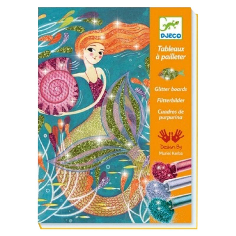 Djeco - Glitter Board Mermaid Lights