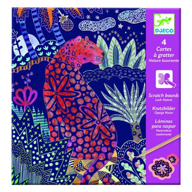 Djeco - Lush Nature Scratch Cards