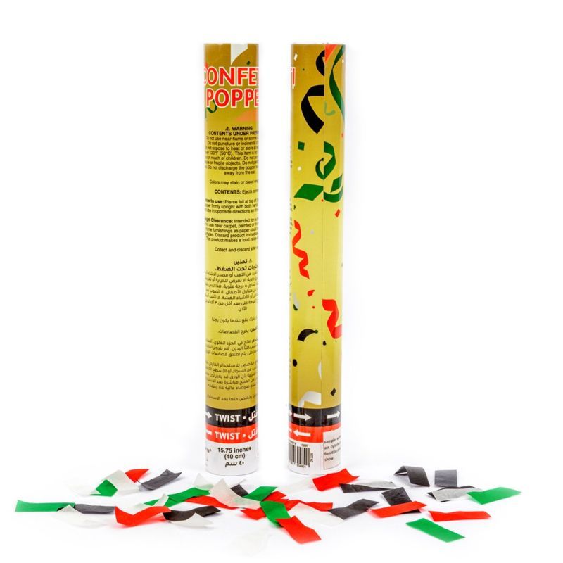 UAE Large Confetti Poppers