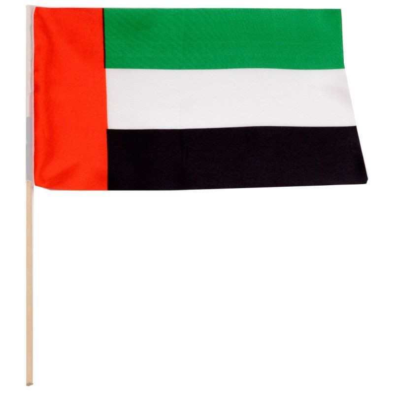 UAE Flag With Rod 45 x 90cm