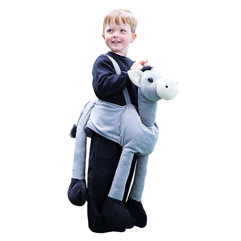 Child Ride on Donkey Costume - Grey