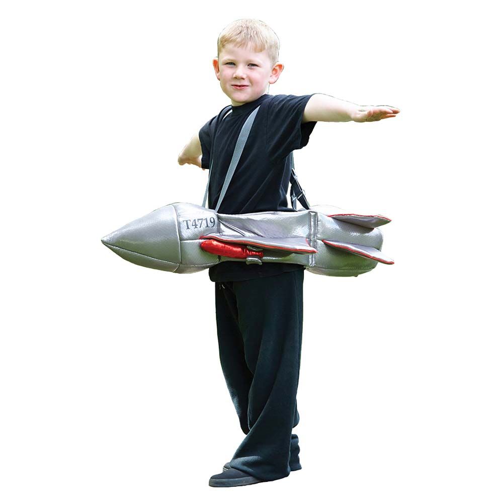 Child Ride on Jet Costume - Sliver