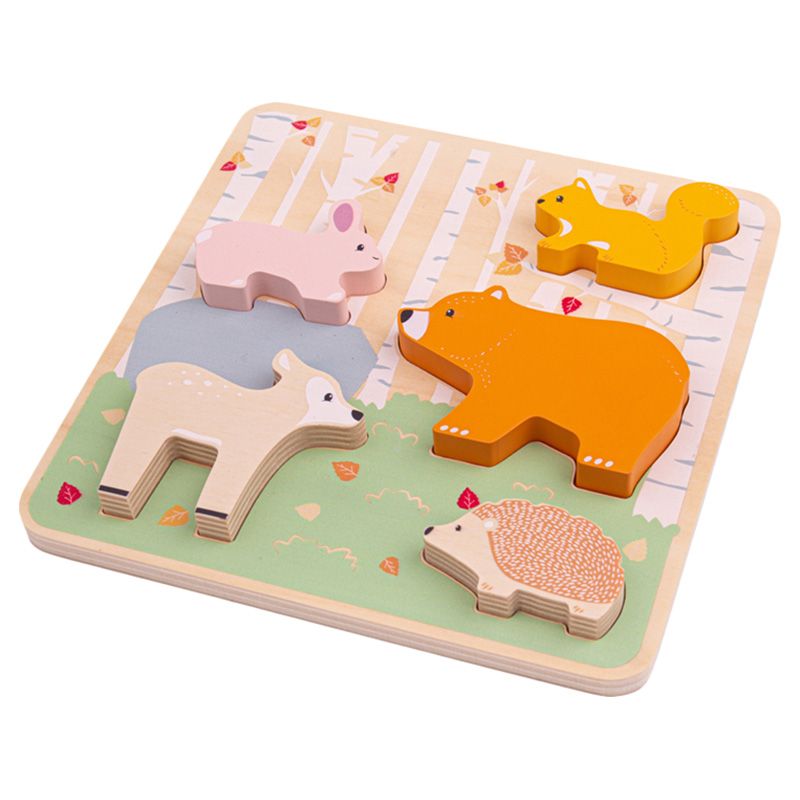 Bigjigs - Woodland Chunky Puzzle