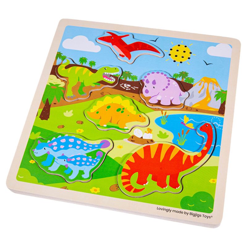 Bigjigs - Sound Puzzle - Dinosaur