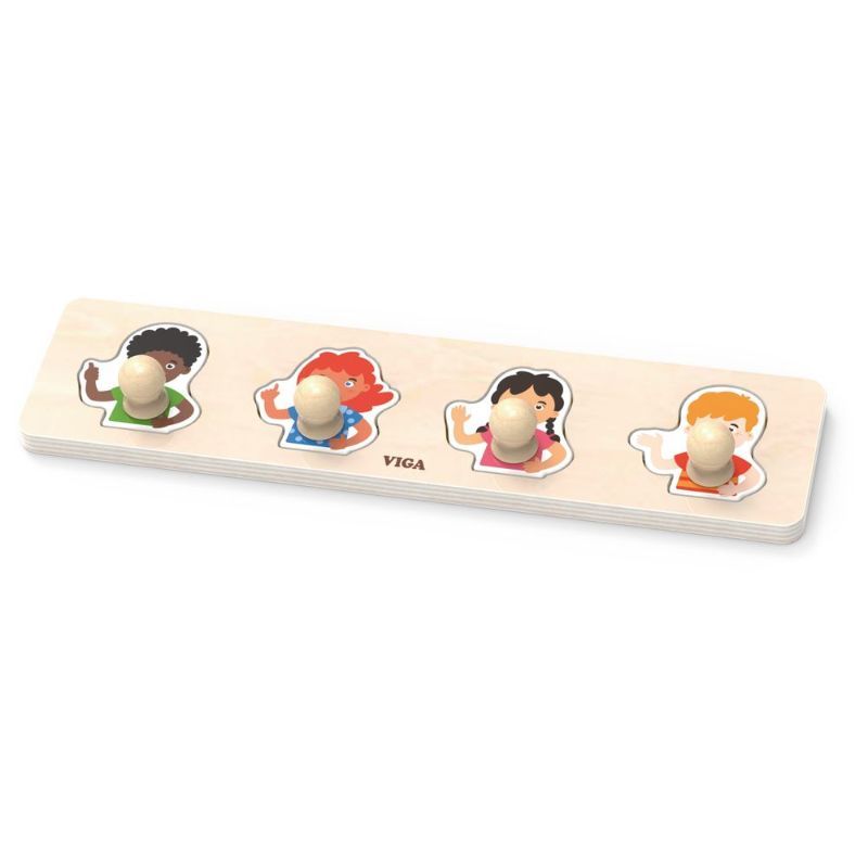 Viga - Flat Puzzle Match the Children