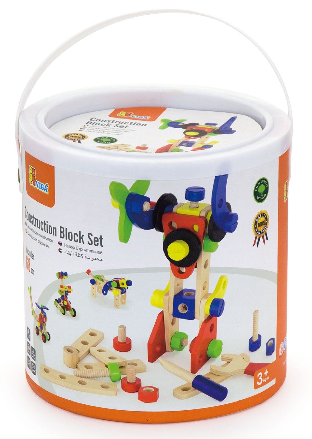 Viga - Construction Block Set (68 Pcs)