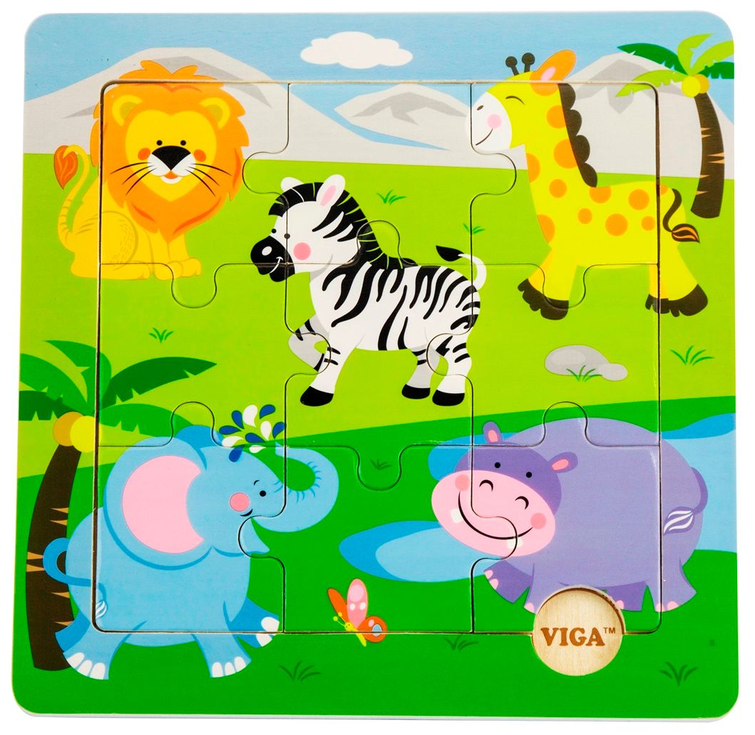 Viga - Discovery Puzzles - Wild Animals