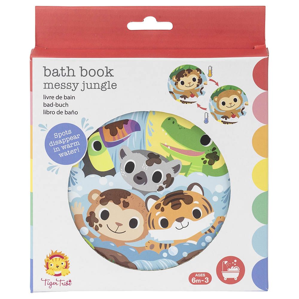 Tiger Tribe - Bath Book - Messy Jungle